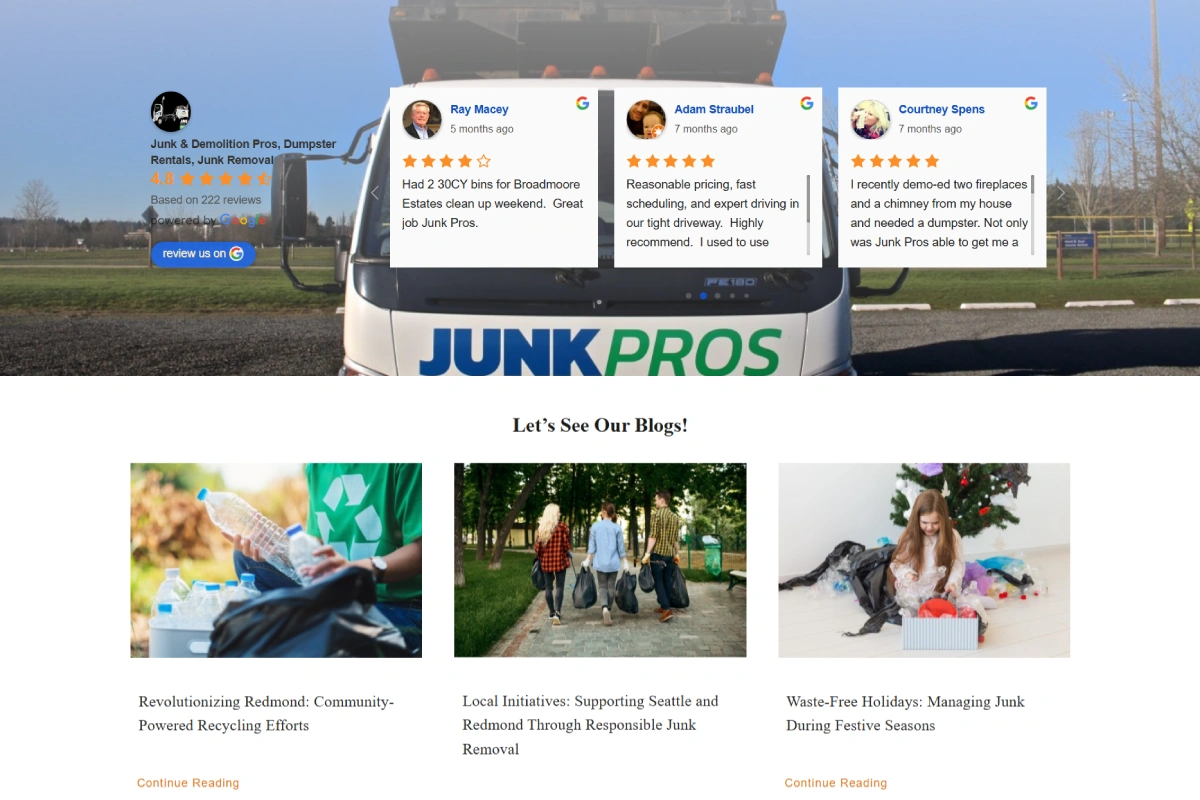 JunkPros Client Delloweb International